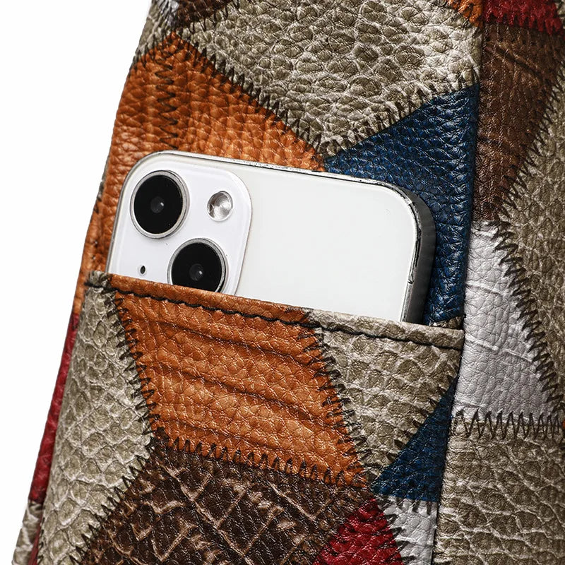 Women's Handbag Women's Shoulder Bag Fashion Purse Vintage Leather Bag Large Capacity Handbag Inclined Shoulder Bag Mom's Bag