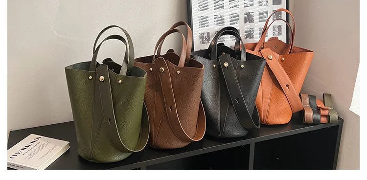 Fashion Trending Brand Luxury Designer Women Bags Female Handbags Solid Bucket Bag For Women 2023 Crossbody Shoulder Bags Totes