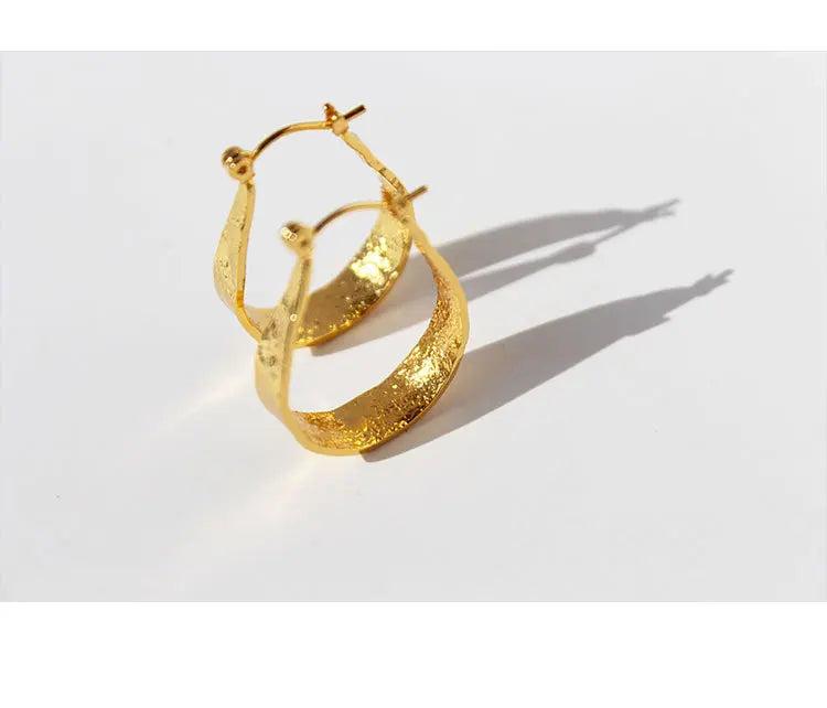 Earrings for Women Piercing Geometric Jewelry Woman Hoop Earring Gold Plated Bijouterie Female Hoops Fashion Piercin