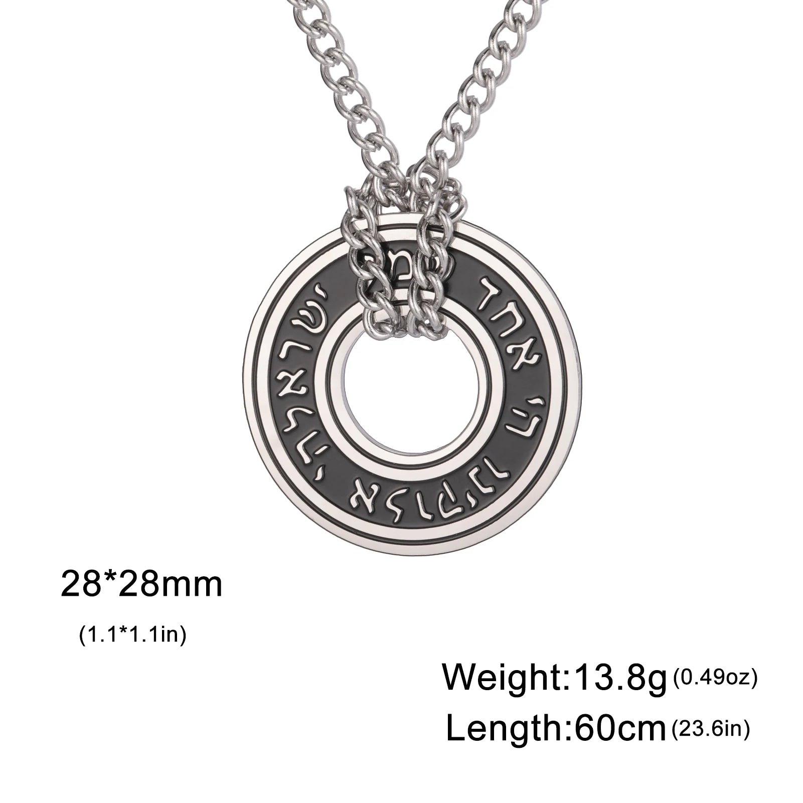 Vintage Nordic Rune Necklaces for Men Stainless Steel Norse Runes Viking Jewerly Pagan Elder Futhark Pendant Amulet Talisman